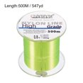 thumbnail image 2 of Uxcell 547Yard 3Lb Fluorocarbon Coated Monofilament Nylon Fishing Line Light Yellow, 2 of 7