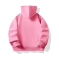 thumbnail image 4 of FAOWME Chandails à Capuche à Manches Longues pour Enfants, Unisexes, Doux, avec Poche, Rose 4-5 Ans, 4 of 7