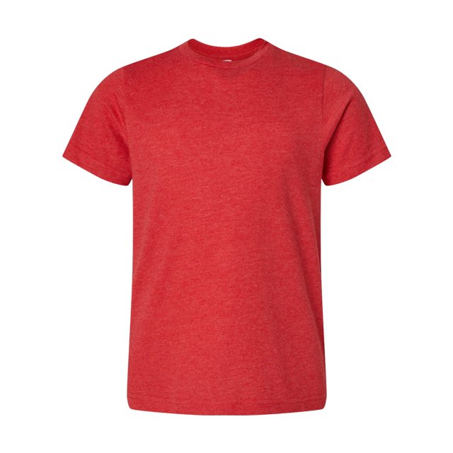 Youth Fine Jersey Tee, L, Vintage Red