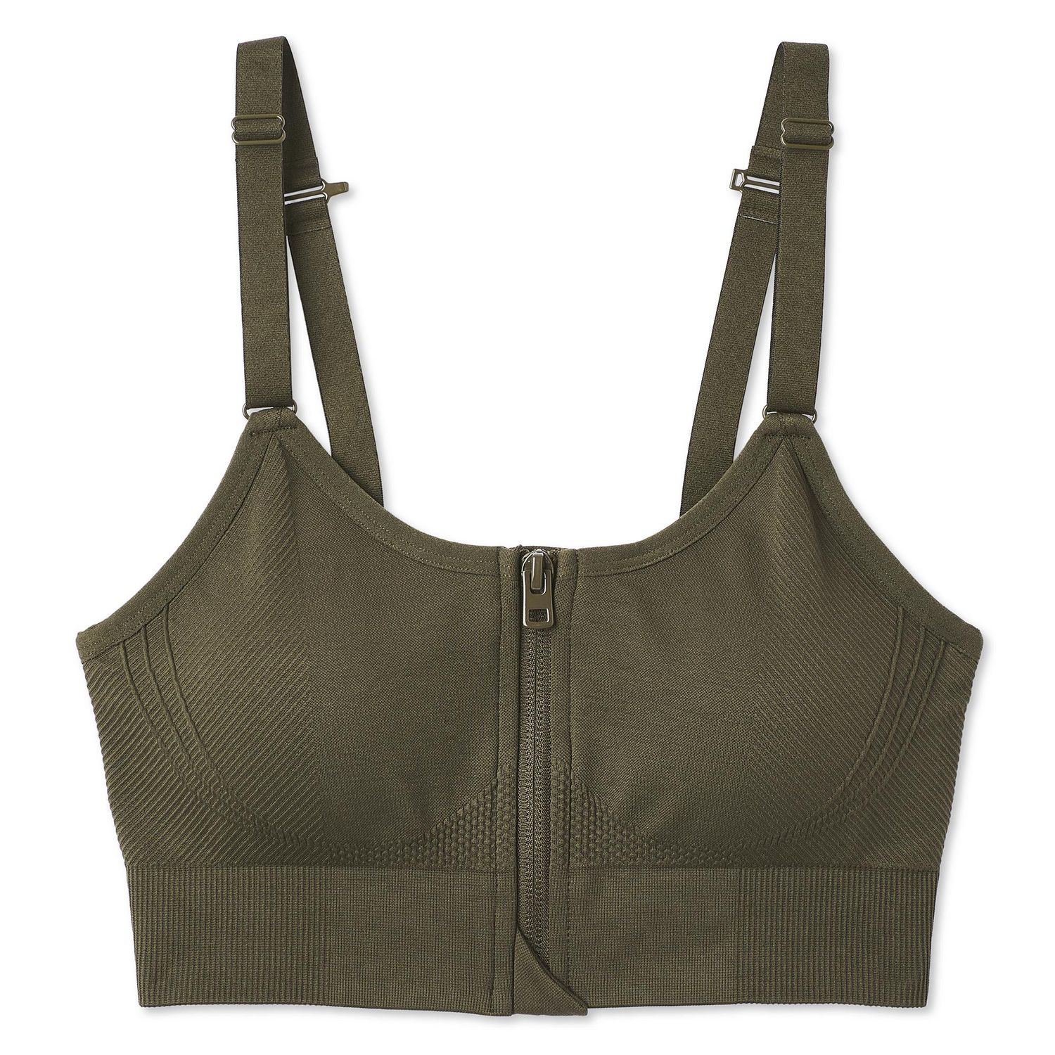 Soutien-gorge sport zippé Athletic Works pour femmes