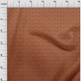 thumbnail image 2 of oneOone Silk Tabby Fabric Dot & Floral Block Printed Fabric 1 Yard 42 Inch Wide, 2 of 4