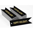 thumbnail image 2 of Inkdotpot Pack Of 50 Real Gold Foil Paper Tags Happy Holiday Favor Hang Tags, 2 of 6