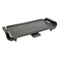 thumbnail image 1 of Kenmore Non-Stick Electric Griddle with Removable Drip Tray, Black, Large 10 x 18" Cooking Surface, 1 of 10