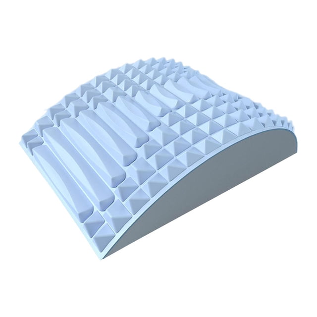 Xuanheng Back Stretcher Comfortable EVA Lumbar Support Lower Back Massager for Adults Blue