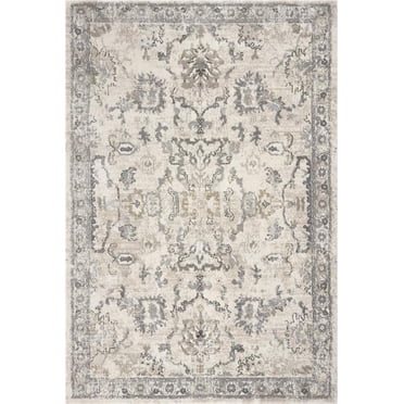 HomeRoots 353869 3 ft. 3 in. x 4 ft. 11 in. Polypropylene Ivory Area Rug