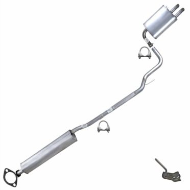 Northeastern Exhaust Stainless Steel Resonator Muffler System Kit fits: 2002-2006 Nissan Altima 2.5L-Includes Clamp, Gasket and, Hanger