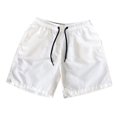 thumbnail image 1 of Running Shorts mens Casual Drawstring Pocket Solid Color Candy Color Five-point Beach Shorts, 1 of 3