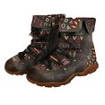 thumbnail image 2 of drppepioner Femmes Dames Style Rétro Bohème Bottines Courtes à Fermeture Éclair à la Cheville Chaussures Décontractées, 2 of 5