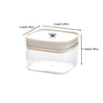 thumbnail image 2 of Birdeem Airtight Food Storage Containers with Lids-Cereal Containers Storage-1Pc Bpa Free Clear Plastic Cereal Containers,Kitchen Pantry Storage Container for Spaghetti Pasta Sugar Flour Oat Cereal, 2 of 6