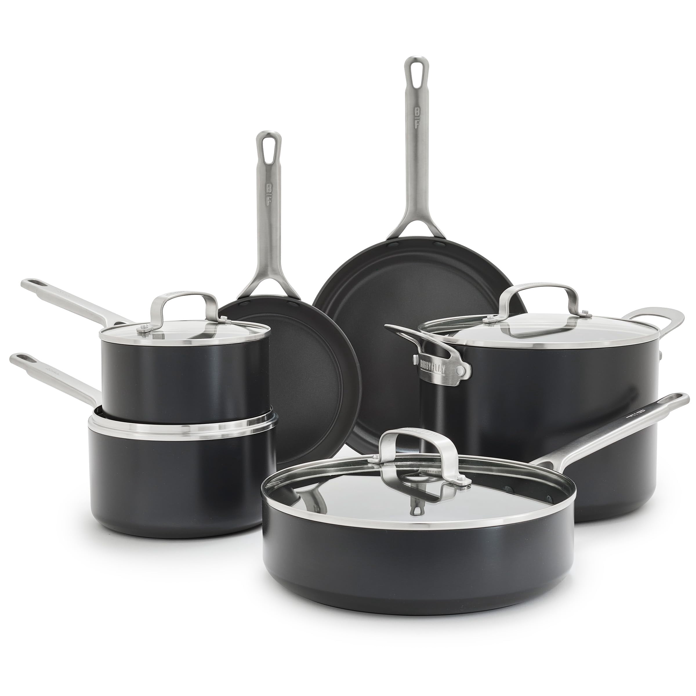 Cookware Set GreenPan x Bobby Flay Hard Anodized Nonstick 10pc
