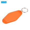 thumbnail image 3 of Unique Bargains Vintage Motel Keychain Blank Hotel Keychains Rhombus Retro Key Tag, Orange, 10 Pack, 3 of 7