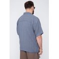 thumbnail image 4 of THICKEMS Men’s Textured Boxy Fit Resort Collar Shirt, 4 of 4