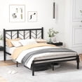 thumbnail image 1 of Costway Queen Size Platform Bed with Headboard 11.5" Under Bed Storage Easy Assembly, 1 of 10