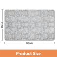 thumbnail image 5 of Soft Vintage Bathroom Runner Rug in Gray: Non-Slip, Long, Machine Washable - Farmhouse Floral Design Adds a Touch of Tradition - Perfect for Sink, Shower, Bathtub, 20x32 in, 5 of 5