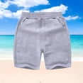 thumbnail image 2 of Timegard Toddler Baby Clothes Unisex Cotton Comfy Fitting Solid Color Shorts Casual Boy Girls Shorts, 2 of 5