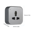 thumbnail image 4 of Amdohai Universal 3-Pin Track Sockets Power Track Socket Outlet Versatile Electric Mobile Track Socket Power Track Adapter, 4 of 8