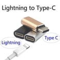 thumbnail image 2 of [PST] (2 Paquets) Adaptateur Connecteur Convertisseur Lightning Femelle vers USB Type-C Mâle, 2 of 2