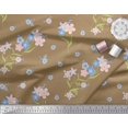 thumbnail image 1 of Soimoi Green Poly Georgette Fabric Diamond Geometric Printed Craft Fabric by the Yard 52 Inch Wide, 1 of 3