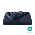 thumbnail image 5 of Bare Home Fitted Sheet - Premium 1800 Collection - Deep Pocket - Ultra-Soft Wrinkle Resistant - King, Grid - Midnight/White, 5 of 5