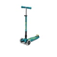 thumbnail image 1 of Micro Kickboard - Maxi Deluxe Pliable à DEL - Trottinette Micro à Trois Roues, à Inclinaison pour Diriger, Pliable pour Transport, Conçue en Suisse, pour Enfants, avec Roues Lumineuses Activées par le Mouvement pour 5 à 12 Ans (Vert Pétrole), 1 of 6