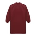 thumbnail image 4 of Rswnyirn Adult Wear Resistent Dustproof Lab Coat Notched Lapel Button Up Long Coat Workshop Uniform Red 190, 4 of 5