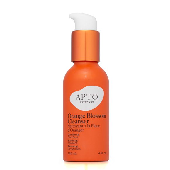 APTO Skincare Nettoyant à la Fleur d'oranger et à l'huile de Pépins de Raisin, Végan & Non Testé sur des Animaux, 4 fl. oz.