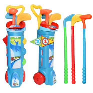 Kids Golf Toy Set Creative Funny Golf Game Toy Golf Sport Toy for Indoor Outdoor