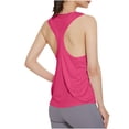 thumbnail image 4 of BLCHUNen Camisoles pour Femmes Col Rond Chandail Sans Manches Dos Ouvert Léger Extensible Décontracté Sport Actif Gym Blouses Tendance, 4 of 4