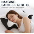thumbnail image 2 of Pillows, Neckhaven Pillow Hospitality Collection, Premium Necks & Posture Support, Ergonomic Memory Foam Pillows, Contoured Support Pillow for Side Back Stomach Sleepers (Blue), 2 of 7