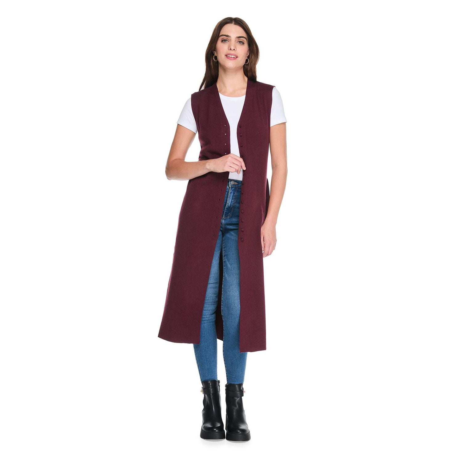 Robe longue sans manches George pour femmes