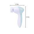 thumbnail image 3 of Heliisoer Electric Chargeable Face Cleansing Brush Tools Deep Facial Clean Instrument Skin Massage Firming Rechargeable Facial Cleansing Spin Brush Face Clean, 3 of 7