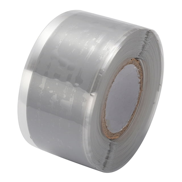 Graflsoa High-Temperature Self-Fusing Silicone Tape, 1.5m x 3cm, Grey, Waterproof & Dustproof Insulation Wrap, TA0053