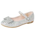 thumbnail image 1 of LAVRA Filles Ballerines Glitter Mary Jane Slip sur les Chaussures Habillées, 1 of 2