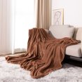 thumbnail image 1 of Cozy Fleece Throw Blanket for Couch Sofa, Plush Fuzzy Soft 43x60 Inch Blanket, Portable Warm Bedding for Home Decor Pet Snuggling with Enhanced Durability, 1 of 7