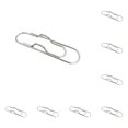 thumbnail image 1 of Metal Pen Clips,Paperclip Pen Holders for Notebooks and Papers,Multifunctional Pen Clips,Portable Metal Paper Clips,Pen Holder Clip for Notebook,Books,Planner,Journals,Clipboard,Silver 10PCS, 1 of 5