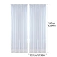 thumbnail image 2 of TIELUTT Enhance Privacy Yet Light: Stunning Solid Color Semi Sheer Window Heat Out Curtains Colorful Shower Curtains for Bathroom Curtains with Design Tall Curtains Long Shower Curtain Liner 84 Lengt, 2 of 5