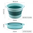 thumbnail image 2 of Household Portable Foot Soaking Bucket Foldable Foot Bath Massage Barrel, 2 of 5