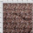 thumbnail image 3 of oneOone Cotton Silk Brown Fabric Abstract Sewing Craft Projects Fabric Prints By Yard 42 Inch Wide, 3 of 4