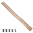 thumbnail image 4 of 1 Set Axe Handle Wooden Replacement Hatchet Handle Woodworking Tool with Axe Wedges, 4 of 8
