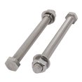 thumbnail image 1 of Unique Bargains 2 Set M12x140mm 304 Stainless Steel Hex Bolts w Nuts and Washers Assortment Kit, 1 of 2