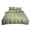 Green, variant on Polyester 4-Piece Bedding Set, Full/Twin 70.86X86.61In, Soft Washed Fabric, Breathable, Fade-Resistant, with 2 Pillowcases, for Student Dormitory