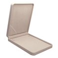 thumbnail image 3 of KLKCMS Velvet Jewelry Necklace Box Case with Lid Travel Jewelry Storage Case Beige, 3 of 6