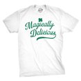 thumbnail image 1 of Mens Magically Delicious Funny Sarcastic St Patricks Day Saint Pattys Clover (White) - 5XL, 1 of 4