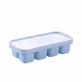 thumbnail image 1 of Huanglei Silicone Ice Tray Jelly Yogurt Ice Cube Mold Ice Tray Ice Box Food Grade Ice Container Refrigerator Ice Maker Package Included:, 1 of 9