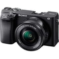 thumbnail image 1 of Sony Alpha a6400 Appareil Photo Numérique Sans Miroir avec Objectif Zoom 16–50 mm, Noir (Modèle International), 1 of 3
