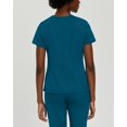 thumbnail image 5 of Landau ProFlex Haut de Blouse Médicale pour Femmes : 3 Poches, Coupe Moderne Ajustée, Col en V Extensible 4169, 5 of 5