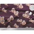 thumbnail image 3 of Soimoi Poly Georgette Fabric Golden Retriever Dog Printed Craft Fabric by The Yard 52 Inch Wide, 3 of 3