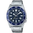 thumbnail image 2 of Casio Standard Montre pour Homme Analogique en Acier Inoxydable, Cadran Bleu, Quartz MTD-135D-2AV, 2 of 3