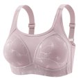 thumbnail image 1 of VEKDONE Woman's Back Buckle Thin Style Ventilate Large Size Bra Without Steel Rim Dark Gray 40/90, 1 of 6
