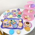 thumbnail image 2 of lionlar Play House Tea Set, Pretend Kitchen Accessories Tableware Tea Playset 17Pcs floral Set, 2 of 8